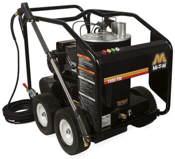 1500 PSI Portable Electric Direct Drive Hot Water Pressure Washer