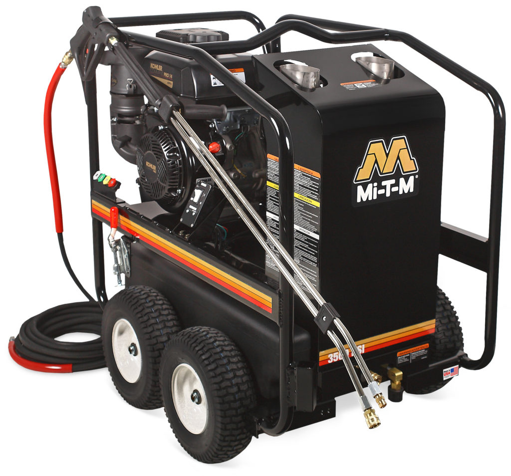MiTM DH3504SP3H6A Portable Gasoline Hot Water Pressure Washer 429cc