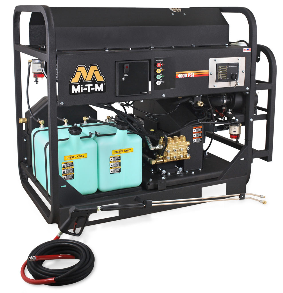 Mi-T-M HVS-3006-0B7G Diesel Hot Water Pressure Washer ...