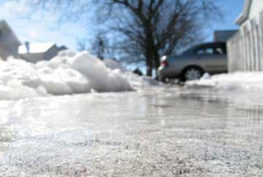Ice Melt In Commercial Property