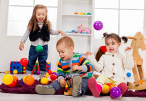 Three Kids Playing with Toys in a Room — Bens Cleaner Sales Inc — Seattle, WA